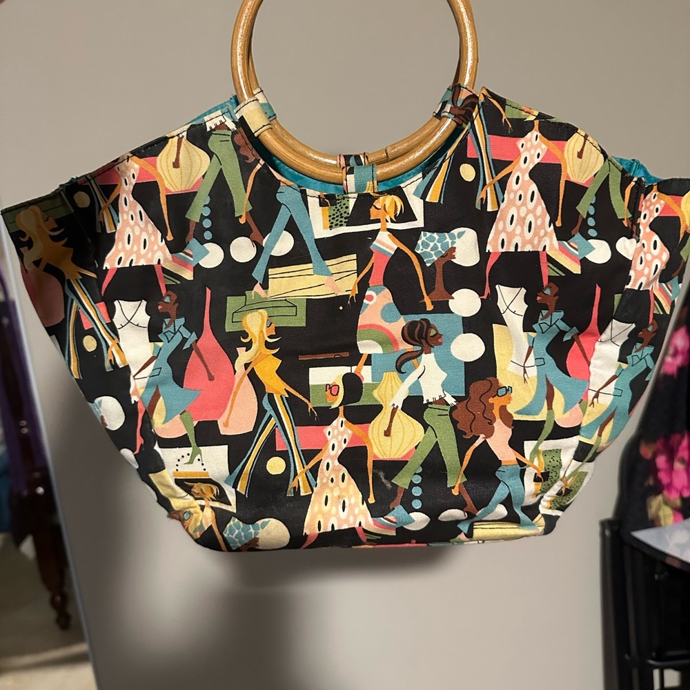Neiman Marcus Retro 60’s Artistic Tote